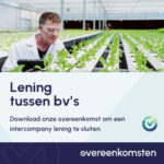 Leningsovereenkomst Intercompany