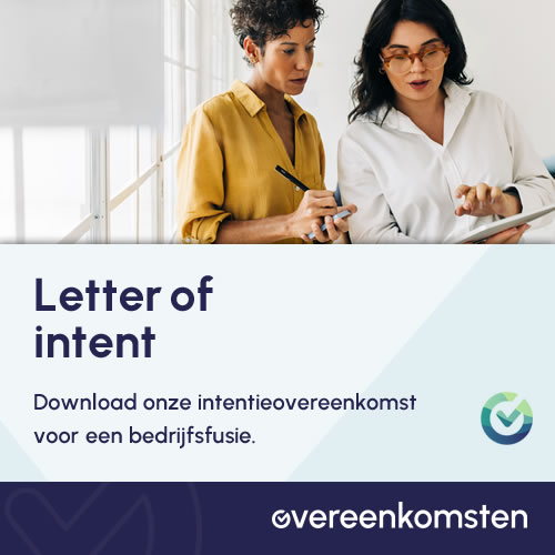 Intentieverklaring Fusie