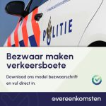 Bezwaarschrift Verkeersboete