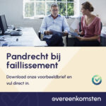 Brief aan Curator Inroepen Pandrecht