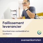 Brief aan Curator Leverancier Failliet