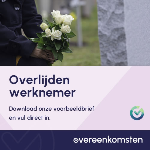 Brief aan Werkgever na Overlijden Werknemer
