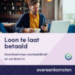 Brief aan Werkgever te late Betaling Loon