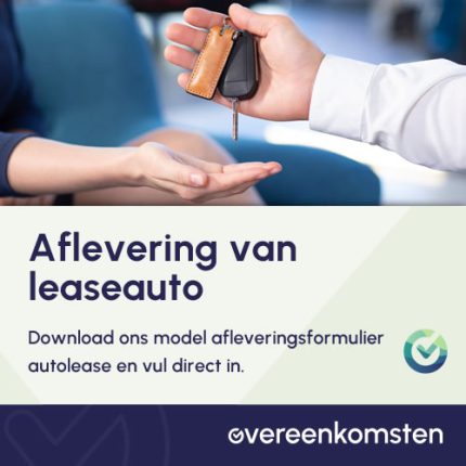Afleveringsformulier leaseauto