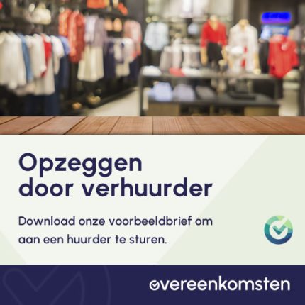 Brief opzeggen huur bedrijfsruimte