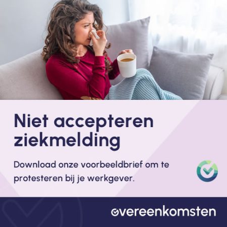 Brief aan werkgever protest niet accepteren ziekmelding