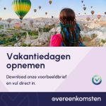 Brief Vakantiedagen Opnemen