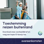 Brief Toestemming Reizen Buitenland