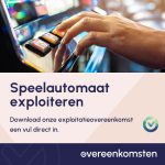 Exploitatieovereenkomst Speelautomaat