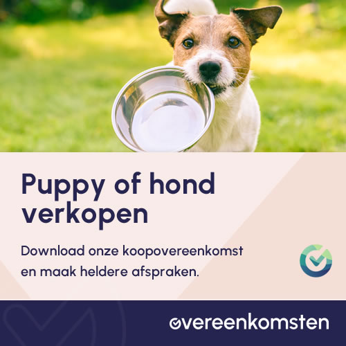 Koopovereenkomst Puppy of Hond