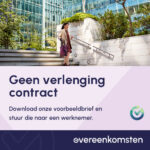Brief aan Werknemer bij Niet Verlengen Arbeidsovereenkomst