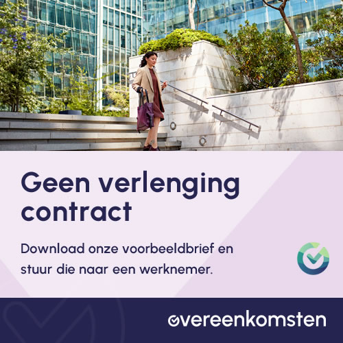 Brief aan Werknemer Niet Verlengen Arbeidsovereenkomst