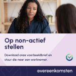 Brief bij Non-Actiefstelling Werknemer