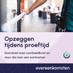 Brief aan Werknemer Ontslag Binnen Proeftijd