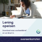 Brief Onderhandse Lening Terugvorderen