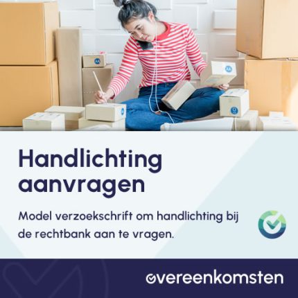 Verzoekschrift handlichting aanvragen