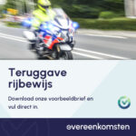 Verzoekschrift Teruggave Rijbewijs