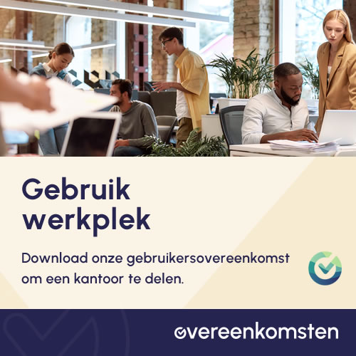 Gebruikersovereenkomst Deel Kantoorruimte