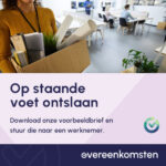 Brief aan Werknemer Ontslag op Staande Voet