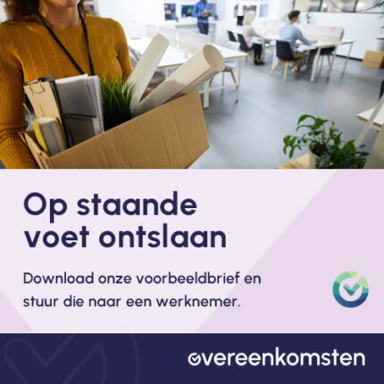 Brief aan werknemer Ontslag op Staande Voet