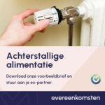 Brief aan Ex-partner Achterstallige Alimentatie Opeisen