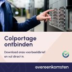 Brief Colporteur Ontbinden Overeenkomst