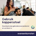 Gebruikersovereenkomst Kappersstoel