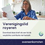 Brief Royeren Lid Vereniging