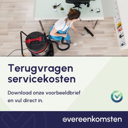 Brief aan verhuurder terugbetalen teveel betaalde servicekosten 1