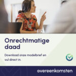Voorbeeldbrief Aansprakelijk Stellen Onrechtmatige Daad