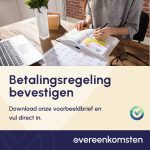 Brief Bevestiging Betalingsregeling
