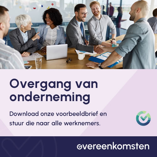 Brief aan Werknemer bij Overgang van Onderneming