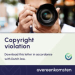 Photography Infringement Letter