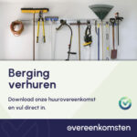 Huurovereenkomst Berging